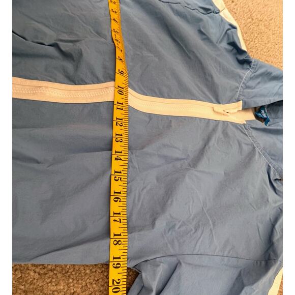 Prince Pickleball Cropped Windbreaker Womens Med Blue Hooded Full Zip Jacket - Picture 5 of 6